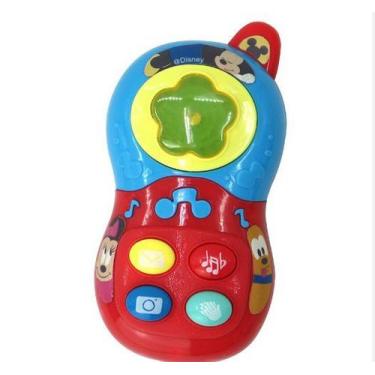 Imagem de Brinquedo Infantil P/ Bebe Celular Divertido Mickey Baby - Etitoys, Co