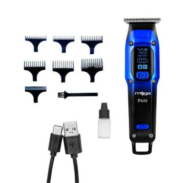 Imagem de Máquina mega duo profissional corte acabamento usb-c