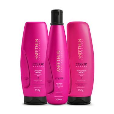 Imagem de Kit Color System Aneethun 3 Passos Proteção Da Cor