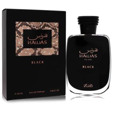 Imagem de Perfume Árabe Masculino Rasasi Hawas Black Eau de Parfum 100ml Importa