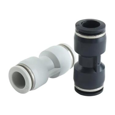 Imagem de Acessórios pneumáticos conector de plástico PU PG 4 mm-16 mm tubo de mangueira de água de ar empurrar conectores rápidos de gás reto 1 peça (PG16-12)