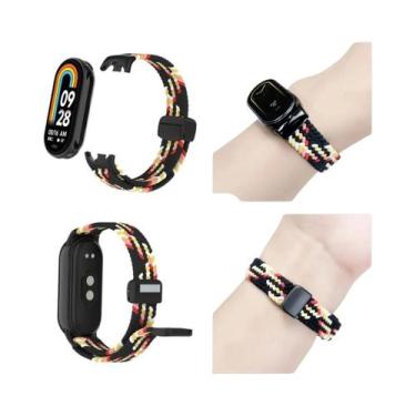 Imagem de Pulseira De Nylon Trançada Para Xiaomi Band 8 Com Fecho Magnético, Lux
