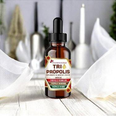 Imagem de Tri Própolis - Própolis Vermelha, Marron e Verde 20ml Flora nativa do Brasil-Unissex