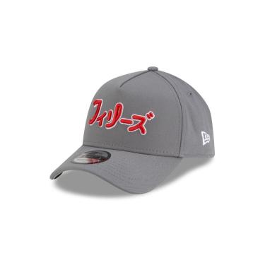 Imagem de BONE NEW ERA 9FORTY A-FRAME PHILADELPHIA PHILLIES MLB HYPERFLY CINZA-Masculino