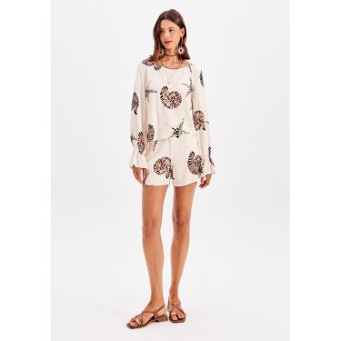 Imagem de Short Cintura Alta Estampado-Feminino