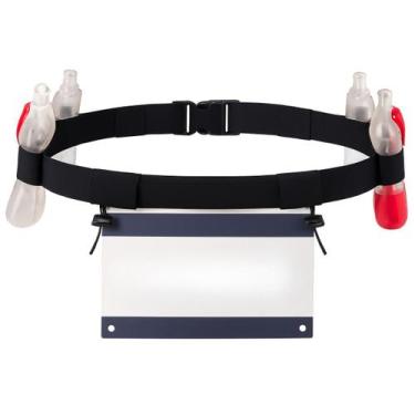 Imagem de Cinto Para Corrida Porta Número Carbo Gel Ciclismo Triathlon - Dexin