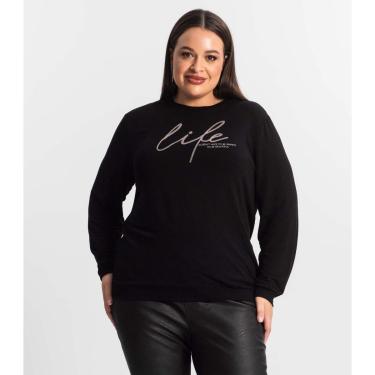 Imagem de Blusão Feminino Plus Size Secret Glam-Feminino