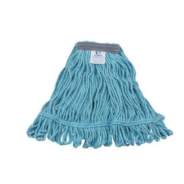 Imagem de Refil Mop Úmido Algodão Ponta Dobrada Azul 340G Kunber