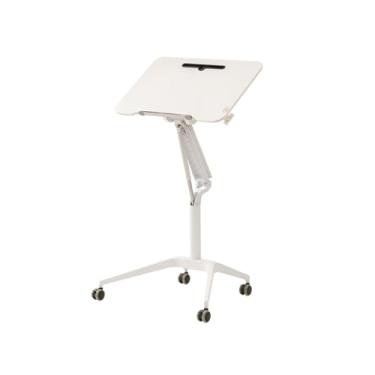 Imagem de Sala de conferências Pulpit Mobile Podium Classrooms Standing Movable Altura ajustável Escritório Mesa Escola