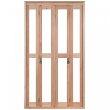 Imagem de Porta de Madeira Balcão Pantográfica 213x180cm com Batente de 9,4cm Ew