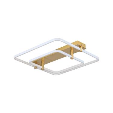 Imagem de Plafon Skylight Listo 3107q Led Bivolt Branco/dourado