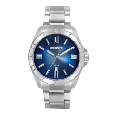 Imagem de Mondaine Relógio Masculino Marcações em 3D Prata