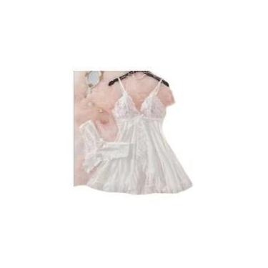 Imagem de Conjunto De Lingerie Vermelha Para Mulheres, Camisola Transparente Com
