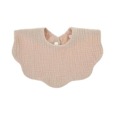 Imagem de Babadores De Algodão Macio Em Cores Sólidas Para Bebês, Toalhas De Sal