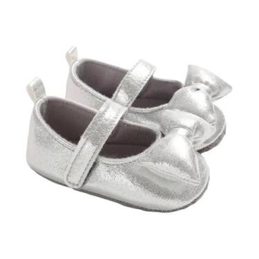 Imagem de Sapatos Casuais De Pelúcia Para Bebês Recém-Nascidos Com Laço, Confort