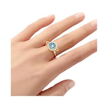 Imagem de Anel Giratório Ajustável Borboleta Margarida Para Mulheres, Anel Anti-