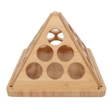 Imagem de Zerodis Rack de Armazenamento de Cápsulas de café, Organizador de Madeira para 24 Cápsulas, Design Rotativo para Casa Moderna, Cozinha, café e chá