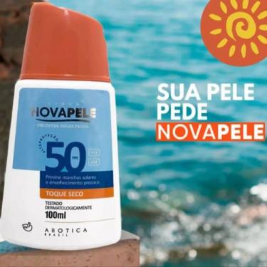 Imagem de Protetor Solar Nova Pele FPS 50 100ml  Ação Regeneradora e Hidratante 