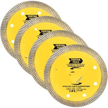 Imagem de Disco De Corte Para Porcelanato 105X20Mm Kit 04 Un - Fertak