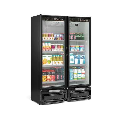 Imagem de Expositor 2 Portas Gcvr950 Gelopar Refrigerador Vertical Preto 220v