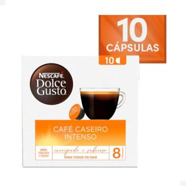 Imagem de Caixa Nescafé Dolce Gusto 10 Cápsulas, Café Caseiro Intenso