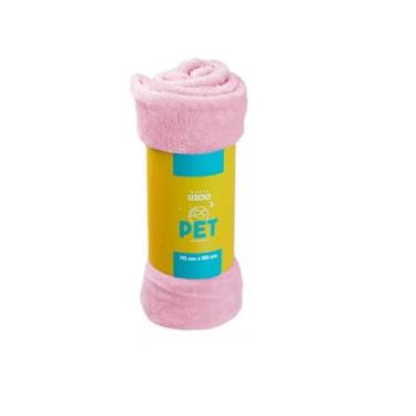 Imagem de Manta Soft Em Microfibra Para Pets Cães E Gatos  - Rosa