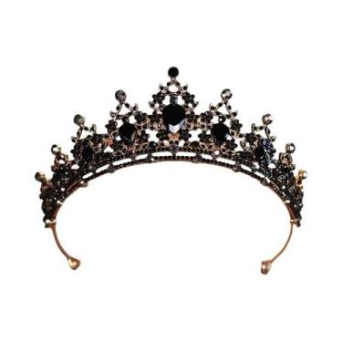 Imagem de Coroa De Princesa Luxuosa Para Meninas, Tiara Elegante Para Casamento,