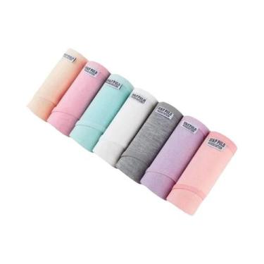 Imagem de Conjunto De 7 Calcinhas De Algodão Para Mulheres, Lingerie Respirável 