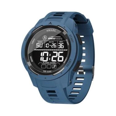 Imagem de Relógio Digital Esportivo Masculino SMAEL Com Display De Luz Azul, Mul