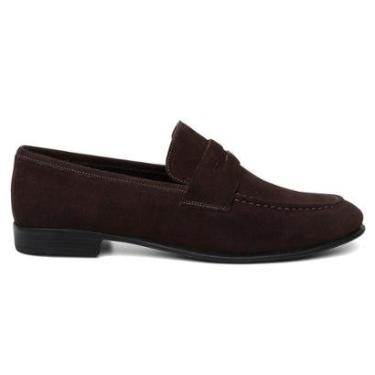 Imagem de Mocassim Loafer Centuria Couro Nobuck Cafe-Masculino