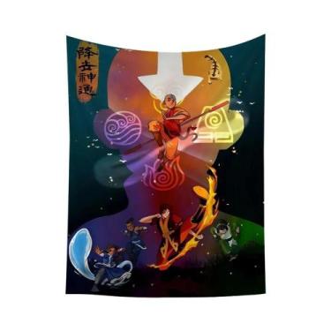 Imagem de Tapeçaria De Parede Com Estampa De Flores Hippie Avatar: the Last Airb