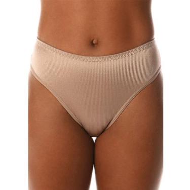 Imagem de Calcinha Demillus 56096 Pernas Cavadas E Cintura Alta, Bege rosado, EG