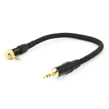 Imagem de Cabo P2 90° Estereo - Para P2 Profissional Estereo - 50 Cm