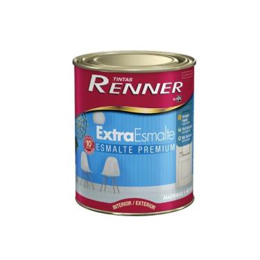 Imagem de Tinta Extra Esmalte Preto Fosco (1945) 900ml Renner