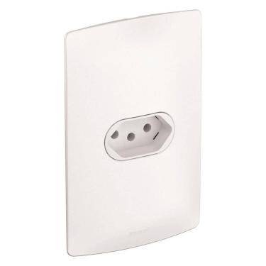 Imagem de Tomada 2P+T 4x2 10A Branco Nereya - 663150 - PIAL