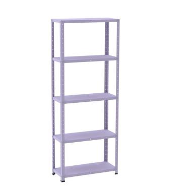 Imagem de Estante De Estrutura Metálica Com 5 Prateleiras 175cm(a)92acm(l)30cm(p) Sem Reforço Lilas