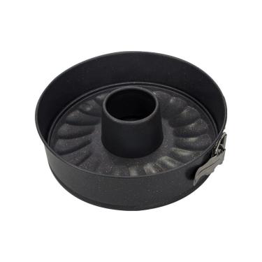 Imagem de Forma Para Bolo Redonda De Fundo Removível Em Aço Carbono 24cm Essence Spicy Preta