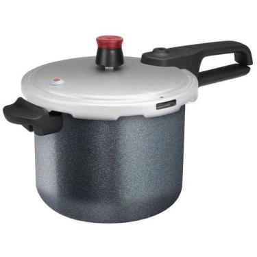 Imagem de Panela de Pressão Rochedo 4,5L Grafite - Segura, 4,5L, Grafite