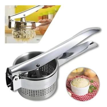 Imagem de Espremedor De Batata Manual Em Inox Profissional Cozinha Cab - Congrat