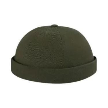 Imagem de Gorro Hip Hop Sem Aba, Estilo Street, Unissex, Boné de Malha Portátil,