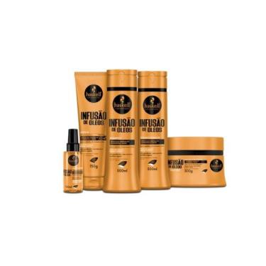 Imagem de Kit Haskell Infusão de Óleos Completo Shampoo 300ml + Condicionador 30