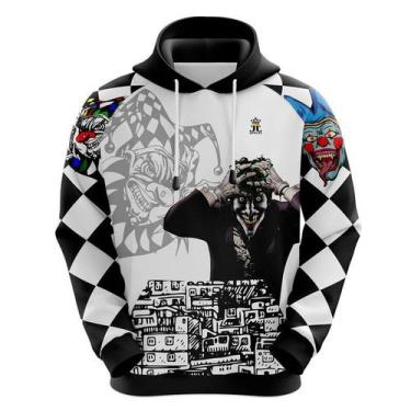 Imagem de Blusa/Jaqueta Coringa Crazy - Manga Quadriculada - JOTAZ, G