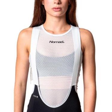 Imagem de Blusa Termica Feminina Apex Ciclismo Leve Base Layer Nomad, Branco, P