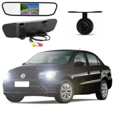 Imagem de Retrovisor LCD + Câmera de Ré Voyage 2008 2009 2010 2011 2012 2013 201