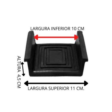 Imagem de Kit 2 Unidades Sapata Borracha Elevador Automotivo SP-40 - VABADUS