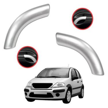 Imagem de Kit Puxador Interno Lado Esquerdo Direito Porta Dianteira Traseira Pra