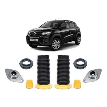 Imagem de 2 Kit Batente Suspensão Dianteira Renault Kwid 2017 2018 19 - QualyKit