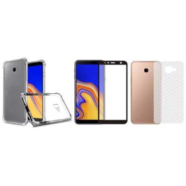 Imagem de Kit Capinha + Vidro 3D + Traseira Para Samsung J4+ Plus - HRebos