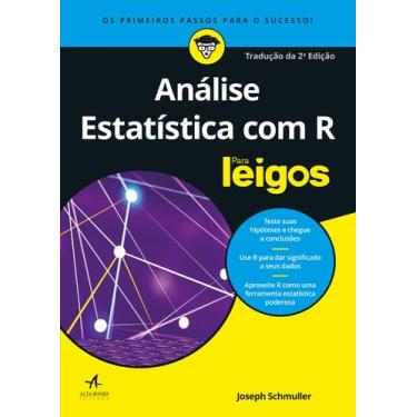 Imagem de Livro - Análise estatística com R Para Leigos