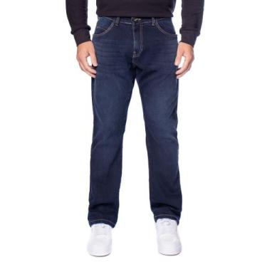 Imagem de Calça Jeans Masculina Dixie Slim Azul Escuro, Azul escuro, 38